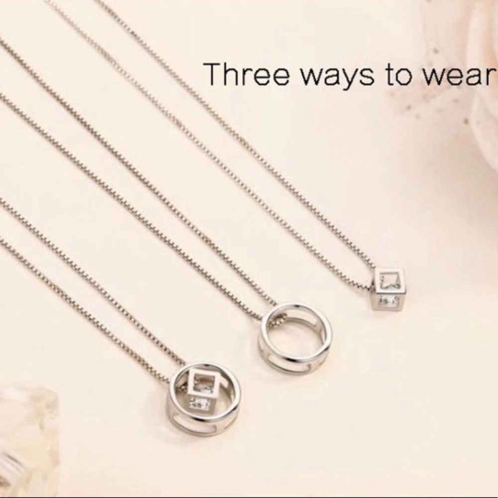 NEW! 925 Sterling Silver Necklace with Pendant!
